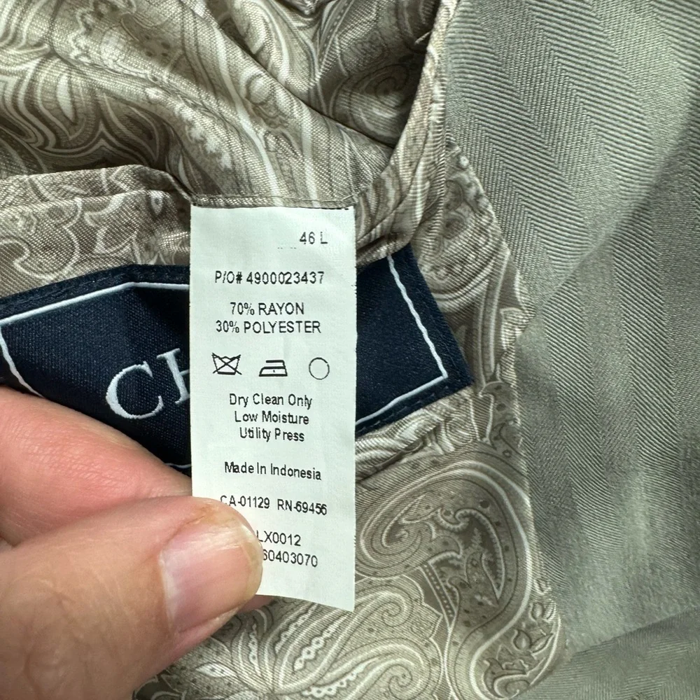 Chaps Men’s Sports Coat Jacket Blazer sz 46 Long # C708-A